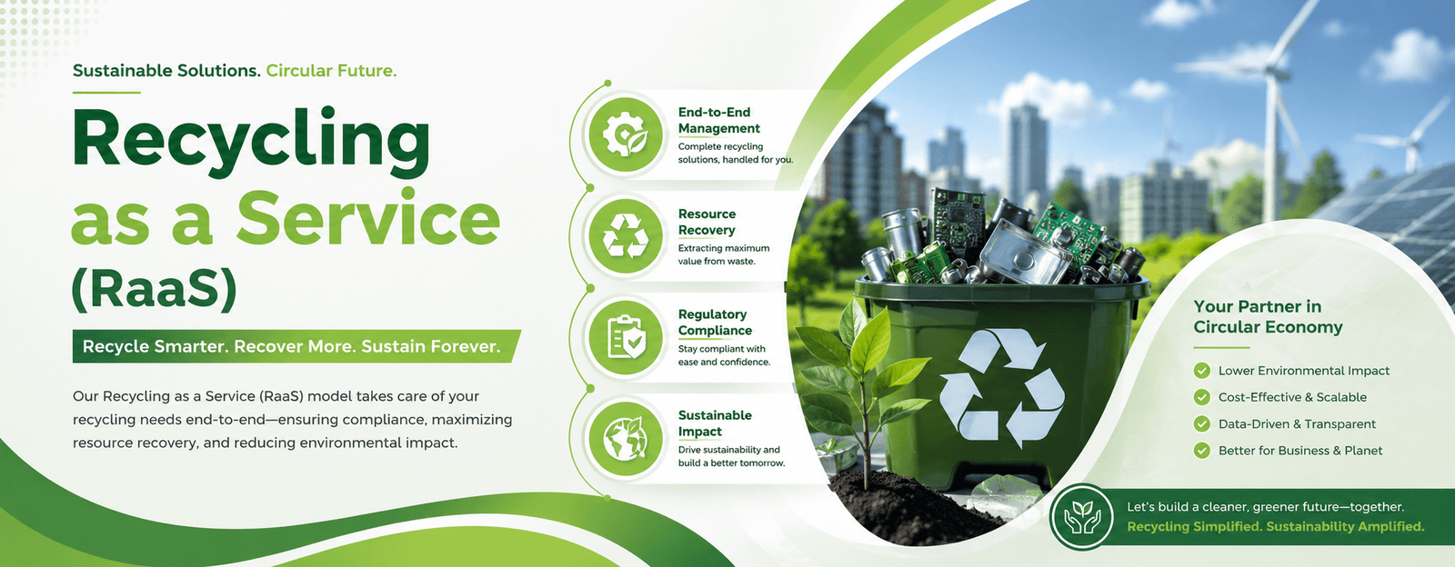 Recycling as a service (RaaS)