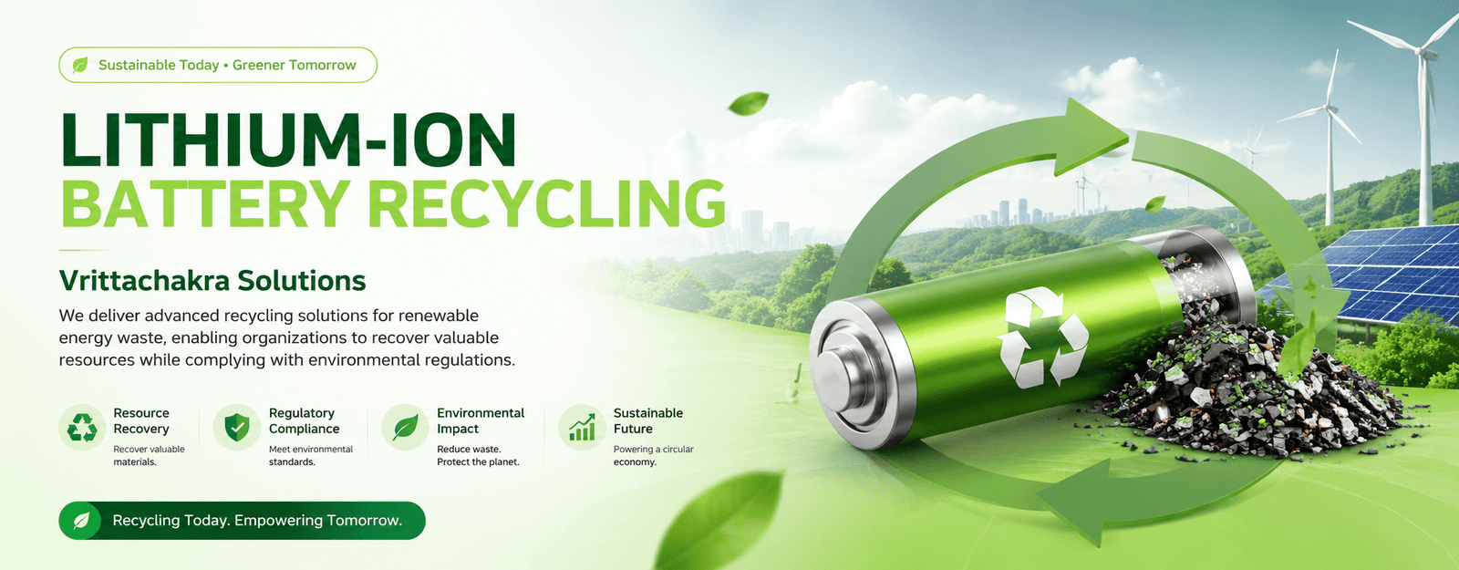 lithium Ion Battery recycling
